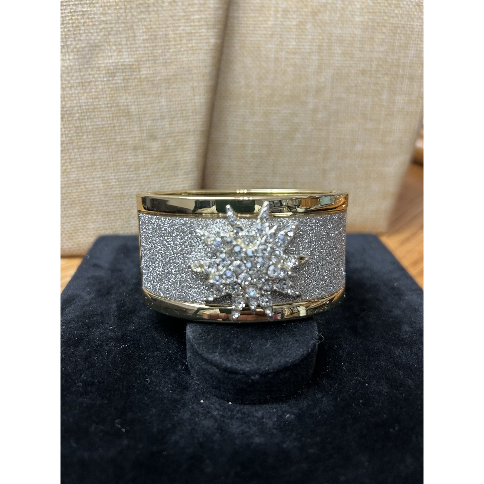 Sequin Nordstrom Multicolor Gold Tone Statement Enamel Bangle Bracelet 486 25$